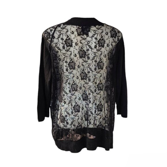 Torrid Goth Sexy Lace Skull Cardigan - Picture 9 of 11